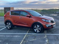 USED 2012 12 KIA SPORTAGE 1.7 CRDI 3 SAT NAV 5d 114 BHP PAN ROOF, HEATED LEATHER, NAV