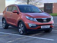 USED 2012 12 KIA SPORTAGE 1.7 CRDI 3 SAT NAV 5d 114 BHP PAN ROOF, HEATED LEATHER, NAV