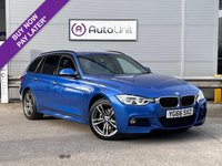 USED 2016 66 BMW 3 SERIES 2.0 320D XDRIVE M SPORT TOURING 5d 188 BHP REAR CAMERA + LED HEADLIGHTS + HEATED LEATHER + SAT NAV
