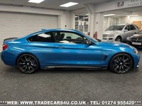 USED 2017 17 BMW 4 SERIES 3.0 440I M SPORT 2d 322 BHP UK DELIVERY FLAT FEE &pound;175*OVER 100 IMAGES ON OUR WEBSITE*BESPOKE FINANCE ARRANGED*PART EXCHANGE WELCOME*ALL VEHICLES HPI CLEAR