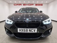 USED 2018 68 BMW 1 SERIES 1.5 118I (136 PS) M SPORT SHADOW EDITION AUTO ( EURO 6 ) S/S 5DR + NAV + HEATED LEATHERS + HARMAN KARDON + SHADOW PACK + CRUISE + MULTIMEDIA + L.E.D.S + PARK AID + PRIVACY + 18S 18S+LEDS+PARK+HEATED LEATHER+NAV+HARMAN KARDON+CRUISE