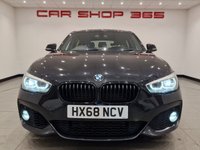 USED 2018 68 BMW 1 SERIES 1.5 118I (136 PS) M SPORT SHADOW EDITION AUTO ( EURO 6 ) S/S 5DR + NAV + HEATED LEATHERS + HARMAN KARDON + SHADOW PACK + CRUISE + MULTIMEDIA + L.E.D.S + PARK AID + PRIVACY + 18S 18S+LEDS+PARK+HEATED LEATHER+NAV+HARMAN KARDON+CRUISE