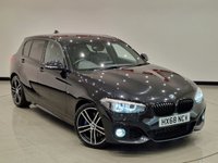 USED 2018 68 BMW 1 SERIES 1.5 118I (136 PS) M SPORT SHADOW EDITION AUTO ( EURO 6 ) S/S 5DR + NAV + HEATED LEATHERS + HARMAN KARDON + SHADOW PACK + CRUISE + MULTIMEDIA + L.E.D.S + PARK AID + PRIVACY + 18S 18S+LEDS+PARK+HEATED LEATHER+NAV+HARMAN KARDON+CRUISE