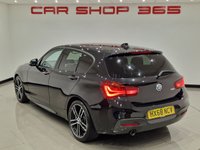 USED 2018 68 BMW 1 SERIES 1.5 118I (136 PS) M SPORT SHADOW EDITION AUTO ( EURO 6 ) S/S 5DR + NAV + HEATED LEATHERS + HARMAN KARDON + SHADOW PACK + CRUISE + MULTIMEDIA + L.E.D.S + PARK AID + PRIVACY + 18S 18S+LEDS+PARK+HEATED LEATHER+NAV+HARMAN KARDON+CRUISE