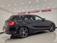USED 2018 68 BMW 1 SERIES 1.5 118I (136 PS) M SPORT SHADOW EDITION AUTO ( EURO 6 ) S/S 5DR + NAV + HEATED LEATHERS + HARMAN KARDON + SHADOW PACK + CRUISE + MULTIMEDIA + L.E.D.S + PARK AID + PRIVACY + 18S 18S+LEDS+PARK+HEATED LEATHER+NAV+HARMAN KARDON+CRUISE