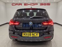 USED 2018 68 BMW 1 SERIES 1.5 118I (136 PS) M SPORT SHADOW EDITION AUTO ( EURO 6 ) S/S 5DR + NAV + HEATED LEATHERS + HARMAN KARDON + SHADOW PACK + CRUISE + MULTIMEDIA + L.E.D.S + PARK AID + PRIVACY + 18S 18S+LEDS+PARK+HEATED LEATHER+NAV+HARMAN KARDON+CRUISE