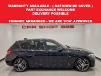 USED 2018 68 BMW 1 SERIES 1.5 118I (136 PS) M SPORT SHADOW EDITION AUTO ( EURO 6 ) S/S 5DR + NAV + HEATED LEATHERS + HARMAN KARDON + SHADOW PACK + CRUISE + MULTIMEDIA + L.E.D.S + PARK AID + PRIVACY + 18S 18S+LEDS+PARK+HEATED LEATHER+NAV+HARMAN KARDON+CRUISE