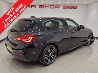 USED 2018 68 BMW 1 SERIES 1.5 118I (136 PS) M SPORT SHADOW EDITION AUTO ( EURO 6 ) S/S 5DR + NAV + HEATED LEATHERS + HARMAN KARDON + SHADOW PACK + CRUISE + MULTIMEDIA + L.E.D.S + PARK AID + PRIVACY + 18S 18S+LEDS+PARK+HEATED LEATHER+NAV+HARMAN KARDON+CRUISE