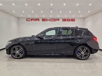 USED 2018 68 BMW 1 SERIES 1.5 118I (136 PS) M SPORT SHADOW EDITION AUTO ( EURO 6 ) S/S 5DR + NAV + HEATED LEATHERS + HARMAN KARDON + SHADOW PACK + CRUISE + MULTIMEDIA + L.E.D.S + PARK AID + PRIVACY + 18S 18S+LEDS+PARK+HEATED LEATHER+NAV+HARMAN KARDON+CRUISE