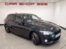 USED 2018 68 BMW 1 SERIES 1.5 118I (136 PS) M SPORT SHADOW EDITION AUTO ( EURO 6 ) S/S 5DR + NAV + HEATED LEATHERS + HARMAN KARDON + SHADOW PACK + CRUISE + MULTIMEDIA + L.E.D.S + PARK AID + PRIVACY + 18S 18S+LEDS+PARK+HEATED LEATHER+NAV+HARMAN KARDON+CRUISE