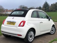 USED 2017 66 FIAT 500C 1.2 LOUNGE 3d 69 BHP CONVERTABLE