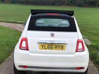 USED 2017 66 FIAT 500C 1.2 LOUNGE 3d 69 BHP CONVERTABLE