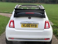 USED 2017 66 FIAT 500C 1.2 LOUNGE 3d 69 BHP CONVERTABLE