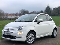 USED 2017 66 FIAT 500C 1.2 LOUNGE 3d 69 BHP CONVERTABLE