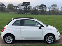 USED 2017 66 FIAT 500C 1.2 LOUNGE 3d 69 BHP CONVERTABLE