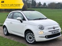 USED 2017 66 FIAT 500C 1.2 LOUNGE 3d 69 BHP CONVERTABLE