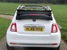 USED 2017 66 FIAT 500C 1.2 LOUNGE 3d 69 BHP CONVERTABLE