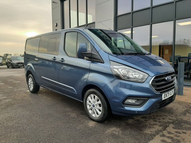2021 71 Ford Transit Custom 2.0 300 LIMITED DCIV CREWVAN L2 LWB 130PS