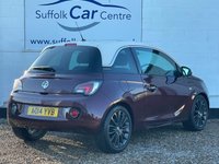 USED 2014 14 VAUXHALL ADAM 1.4 GLAM 3d 85 BHP www.suffolkcarcentre.co.uk - Located at Lowestoft