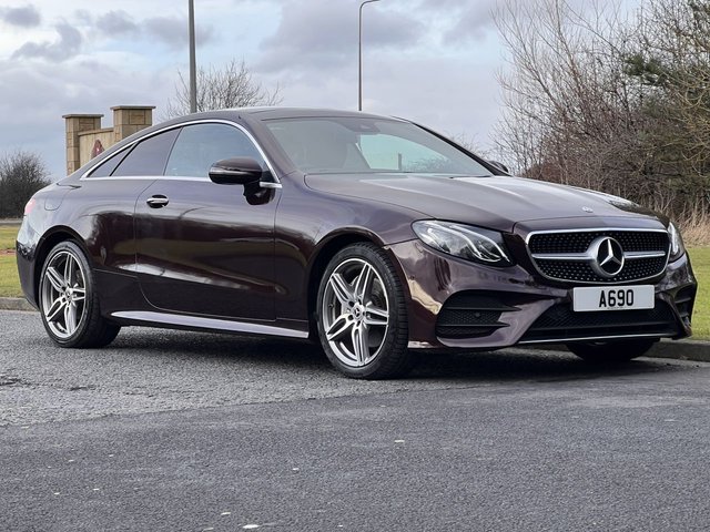 2018 68 Mercedes-Benz E-Class E220d 2.0 (192) AMG Line Premium Plus Pack 2dr Coupe (Panoramic Sunroof / Comand Navigation / 12.3 Widescreen Digital Cockpit)