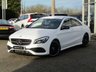 USED 2018 68 MERCEDES-BENZ CLA 2.1 CLA 220 D AMG LINE NIGHT EDITION 4d 168 BHP Finished in POLAR WHITE Metallic with contrasting Heated LEATHER/ALCANTARA SPORTS interior. This four door coupe is like a stylish mini CLS. It has a big boot and high tech safety features. Features inc 1 Owner, Sat Nav, Rear View Camera, B/TOOTH, Keyless Start, Privacy Glass, Alloys, Heated Leather/Alcantara, Cruise and much more. Dealers Serviced at 12885 miles, 22871 miles, 32210 miles, 43094 miles on 28/7/2022. MOT due 12/10/2023.