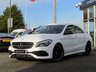 USED 2018 68 MERCEDES-BENZ CLA 2.1 CLA 220 D AMG LINE NIGHT EDITION 4d 168 BHP Finished in POLAR WHITE Metallic with contrasting Heated LEATHER/ALCANTARA SPORTS interior. This four door coupe is like a stylish mini CLS. It has a big boot and high tech safety features. Features inc 1 Owner, Sat Nav, Rear View Camera, B/TOOTH, Keyless Start, Privacy Glass, Alloys, Heated Leather/Alcantara, Cruise and much more. Dealers Serviced at 12885 miles, 22871 miles, 32210 miles, 43094 miles on 28/7/2022. MOT due 12/10/2023.