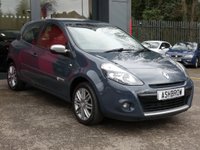 USED 2012 62 RENAULT CLIO 1.2 DYNAMIQUE TOMTOM 16V 3d 75 BHP CAMBELT & WATER PUMP RECENTLY CHANGED, TOMTOM SAT NAV, CRUISE CONTROL & SPEED LIMITER, BLACK HALF LEATHER INTERIOR, ALLOY WHEELS, AIR CONDITIONING, MANUAL GEARBOX, FRONT FOG LIGHTS, LEATHER MULTIFUNCTION STEERING WHEEL, REMOTE CENTRAL LOCKING, STEERING COLUMN REMOTE CONTROLS, RCA INPUT SOCKET, TRIP COMPUTER, ELECTRIC WINDOWS, ELECTRIC MIRRORS, ISO FIX, FOLDING REAR SEATS, 3X 3 POINT REAR SEAT BELTS