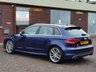 USED 2014 63 AUDI A3 2.0 S3 SPORTBACK QUATTRO 5d 296 BHP SERVICED & GEARBOX OIL DONE DEC 22