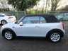 USED 2018 68 MINI CONVERTIBLE 1.5 COOPER CLASSIC 2d 134 BHP CONVERTIBLE *OVER &pound;2,000+ optional extras including; Cloth/leather Diamond upholstery, Metallic White Silver Paint, 16" Loop Spoke alloy wheels in silver, Interior Trim - Piano Black + Bonnet Stripes in White* One Owner, MOT until January 2024, Convertible, Great fuel economy! Service History + Just Serviced