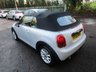 USED 2018 68 MINI CONVERTIBLE 1.5 COOPER CLASSIC 2d 134 BHP CONVERTIBLE *OVER &pound;2,000+ optional extras including; Cloth/leather Diamond upholstery, Metallic White Silver Paint, 16" Loop Spoke alloy wheels in silver, Interior Trim - Piano Black + Bonnet Stripes in White* One Owner, MOT until January 2024, Convertible, Great fuel economy! Service History + Just Serviced
