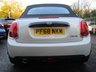 USED 2018 68 MINI CONVERTIBLE 1.5 COOPER CLASSIC 2d 134 BHP CONVERTIBLE *OVER &pound;2,000+ optional extras including; Cloth/leather Diamond upholstery, Metallic White Silver Paint, 16" Loop Spoke alloy wheels in silver, Interior Trim - Piano Black + Bonnet Stripes in White* One Owner, MOT until January 2024, Convertible, Great fuel economy! Service History + Just Serviced