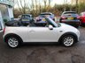 USED 2018 68 MINI CONVERTIBLE 1.5 COOPER CLASSIC 2d 134 BHP CONVERTIBLE *OVER &pound;2,000+ optional extras including; Cloth/leather Diamond upholstery, Metallic White Silver Paint, 16" Loop Spoke alloy wheels in silver, Interior Trim - Piano Black + Bonnet Stripes in White* One Owner, MOT until January 2024, Convertible, Great fuel economy! Service History + Just Serviced