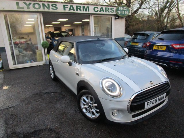 2018 68 MINI Convertible 1.5 COOPER CLASSIC 2d 134 BHP CONVERTIBLE