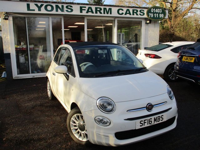 2016 16 Fiat 500c 1.2 POP STAR 3d 69 BHP CONVERTIBLE