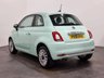 USED 2018 P FIAT 500 1.2 LOUNGE 3d 69 BHP Stylish Cool Mint 500 Lounge , Panoramic Glass roof