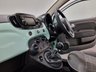 USED 2018 P FIAT 500 1.2 LOUNGE 3d 69 BHP Stylish Cool Mint 500 Lounge , Panoramic Glass roof