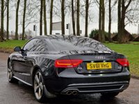 USED 2011 61 AUDI A5 2.0 TDI QUATTRO BLACK EDITION 2d 168 BHP FRONT AND REAR PARKING SENSORS +  BLUETOOTH PHONE +  AUX +  DAB RADIO +  CRUISE CONTROL +  DUAL ZONE CLIMATE CONTROL +  FULL LEATHER TRIM +  DAY TIME RUNNING LIGHTS +  PRIVACY GLASS +  SPARE WHEEL +  20 INCH ALLOY WHEELS +