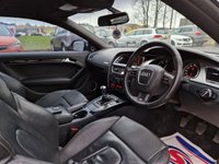 USED 2011 61 AUDI A5 2.0 TDI QUATTRO BLACK EDITION 2d 168 BHP FRONT AND REAR PARKING SENSORS +  BLUETOOTH PHONE +  AUX +  DAB RADIO +  CRUISE CONTROL +  DUAL ZONE CLIMATE CONTROL +  FULL LEATHER TRIM +  DAY TIME RUNNING LIGHTS +  PRIVACY GLASS +  SPARE WHEEL +  20 INCH ALLOY WHEELS +