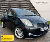 USED 2008 08 TOYOTA YARIS 1.3 SR MM 5d 86 BHP LOW RATE FINANCE/HOME DELIVERY