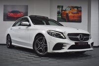 USED 2018 63 MERCEDES-BENZ C-CLASS 2.0 C 220 D AMG LINE PREMIUM PLUS 4d 192 BHP PREMIUM + / PAN ROOF / FMBSH