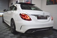 USED 2018 63 MERCEDES-BENZ C-CLASS 2.0 C 220 D AMG LINE PREMIUM PLUS 4d 192 BHP PREMIUM + / PAN ROOF / FMBSH