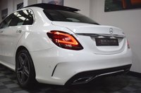 USED 2018 63 MERCEDES-BENZ C-CLASS 2.0 C 220 D AMG LINE PREMIUM PLUS 4d 192 BHP PREMIUM + / PAN ROOF / FMBSH