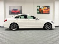USED 2018 63 MERCEDES-BENZ C-CLASS 2.0 C 220 D AMG LINE PREMIUM PLUS 4d 192 BHP PREMIUM + / PAN ROOF / FMBSH