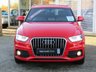 USED 2014 63 AUDI Q3 2.0 TDI S LINE 5d 138 BHP Finished in MISANO RED PEARL with contrasting EBONY PART LEATHER SPORTS SEATS. This Audi Q3 is a upmarket, premium, compact SUV. It offers plenty of space, Great fun to drive and lots of high tech features. All at a very affordable price. Features include, Sat Nav, 19" alloys, Tinted Windows, LED Day run Lights, PARKING SENSORS, B/Tooth and more. Audi Dealer serviced at 18406 miles, 39244 miles, 47733 miles, 52120 miles, 55251 miles (inc Cambelt and Water Pump) and at 70381 miles