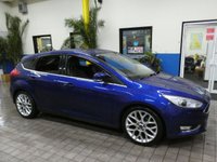 USED 2016 16 FORD FOCUS 1.0 TITANIUM X 5d 124 BHP &pound;20 ROAD TAX SAT NAV PART LEATHER HEATED SEATS REAR CAMERA