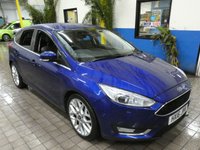 USED 2016 16 FORD FOCUS 1.0 TITANIUM X 5d 124 BHP &pound;20 ROAD TAX SAT NAV PART LEATHER HEATED SEATS REAR CAMERA