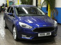 USED 2016 16 FORD FOCUS 1.0 TITANIUM X 5d 124 BHP &pound;20 ROAD TAX SAT NAV PART LEATHER HEATED SEATS REAR CAMERA