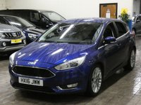 USED 2016 16 FORD FOCUS 1.0 TITANIUM X 5d 124 BHP &pound;20 ROAD TAX SAT NAV PART LEATHER HEATED SEATS REAR CAMERA