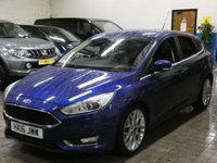 USED 2016 16 FORD FOCUS 1.0 TITANIUM X 5d 124 BHP &pound;20 ROAD TAX SAT NAV PART LEATHER HEATED SEATS REAR CAMERA