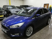 USED 2016 16 FORD FOCUS 1.0 TITANIUM X 5d 124 BHP &pound;20 ROAD TAX SAT NAV PART LEATHER HEATED SEATS REAR CAMERA